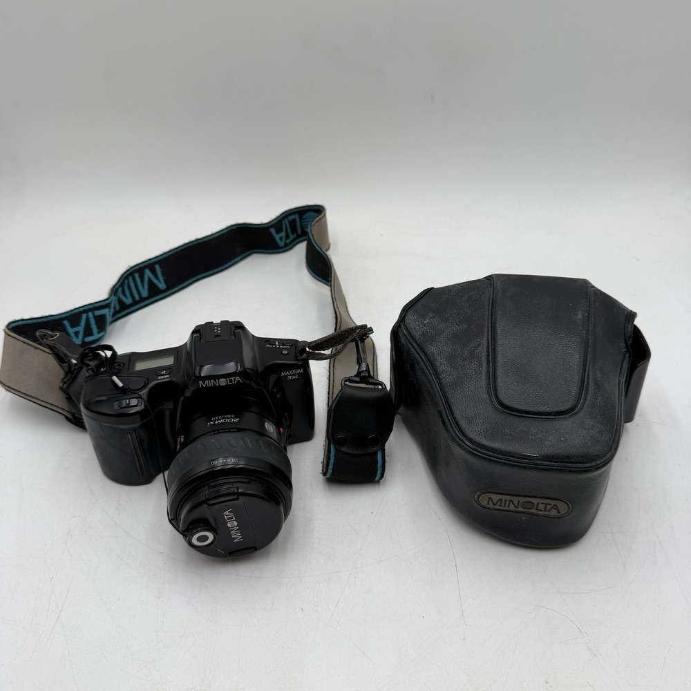 Minolta Maxxum 3Xi 35mm SLR Film Camera AF 28-80 Lens Tested No Battery